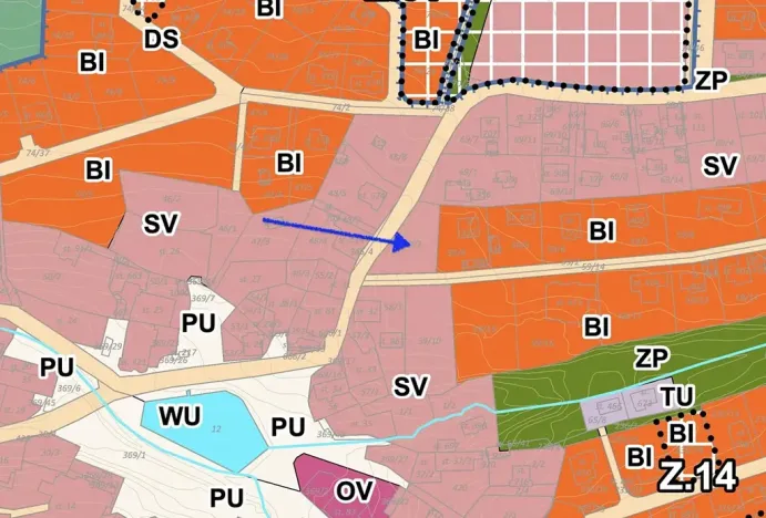 Prodej pozemku pro bydlení, Babice, Za Zrcadlem, 1000 m2