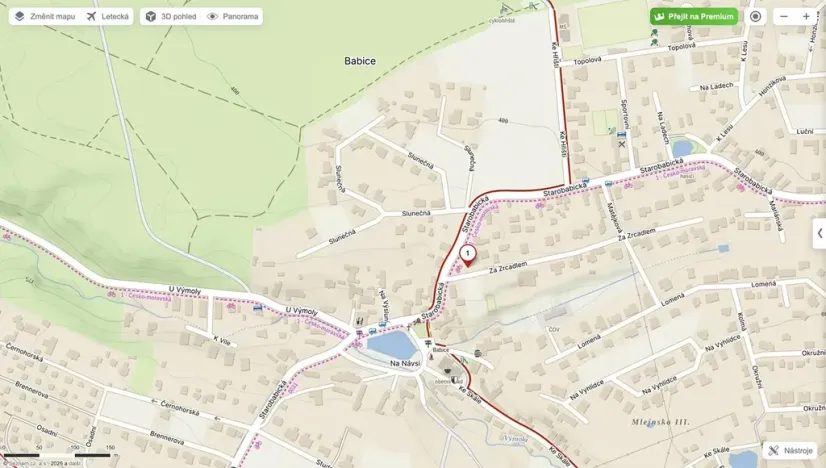 Prodej pozemku pro bydlení, Babice, Za Zrcadlem, 1000 m2