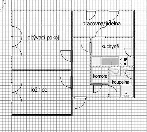Prodej bytu 3+1, Rostoklaty, 52 m2