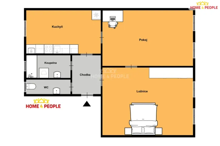 Prodej bytu 2+1, Havlíčkův Brod, Bezručova, 80 m2