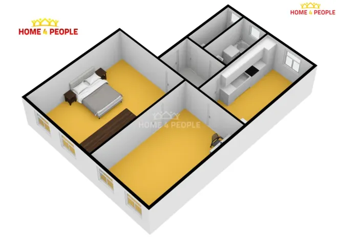 Prodej bytu 2+1, Havlíčkův Brod, Bezručova, 80 m2
