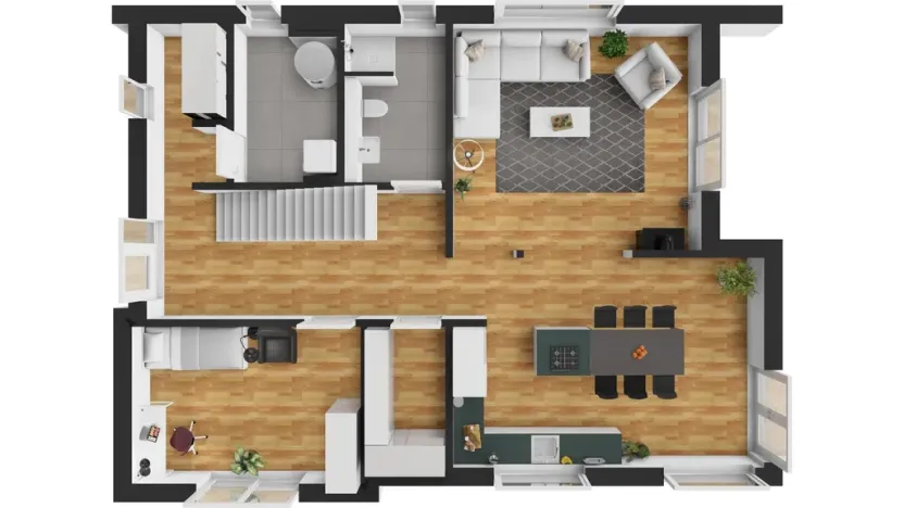 Prodej domu na klíč, Vysoký Újezd, U Křížku, 183 m2