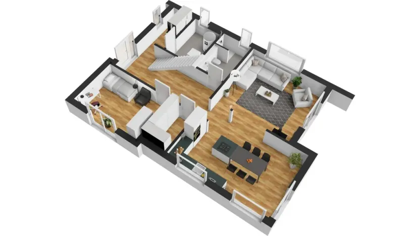 Prodej domu na klíč, Vysoký Újezd, U Křížku, 183 m2