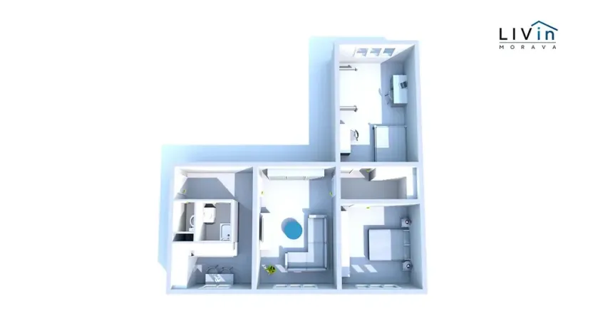 Pronájem bytu 3+1, Olomouc, Karafiátová, 73 m2