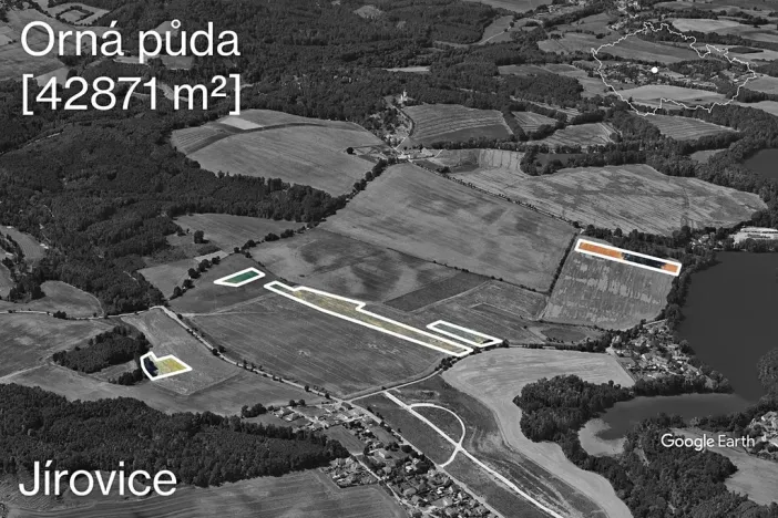 Prodej pole, Bystřice, 42871 m2