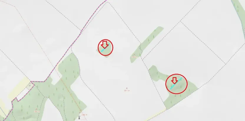 Prodej podílu lesa, Skalice, 1312 m2