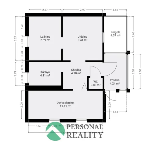 Prodej rodinného domu, Želízy, 55 m2