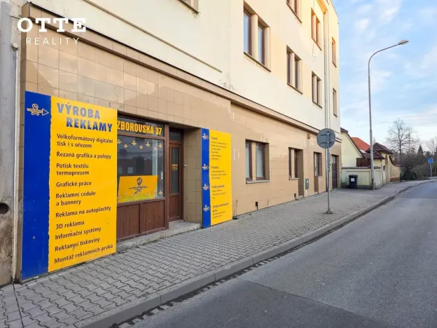 Pronájem obchodního prostoru, Plzeň, Zborovská, 53 m2
