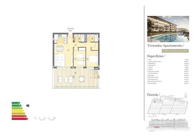 Prodej bytu 3+kk, Mutxamel, Španělsko, 71 m2