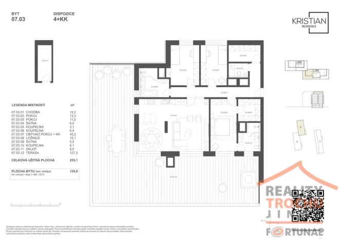 Prodej bytu 4+kk, Hradec Králové, Pod Zámečkem, 129 m2