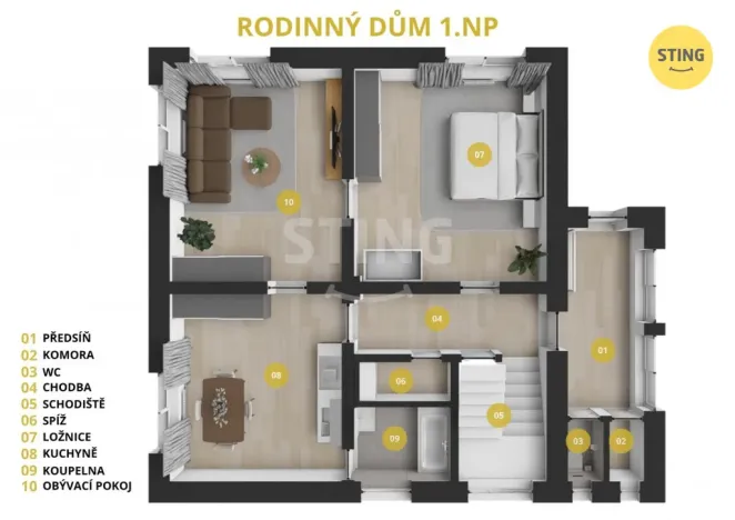 Prodej rodinného domu, Jihlava, Osvobození, 219 m2