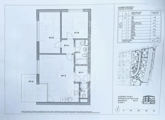 Prodej bytu 3+kk, Praha - Zličín, Lipovská, 67 m2