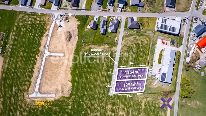 Prodej pozemku pro bydlení, Zubří, 2505 m2