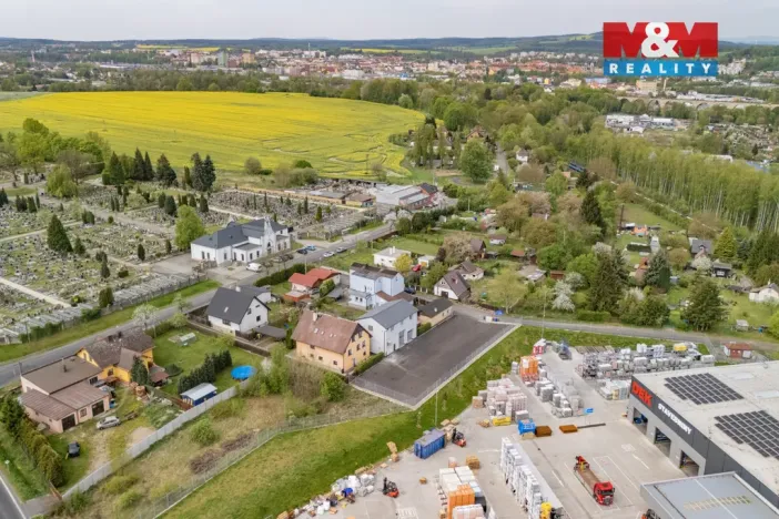 Prodej komerčního pozemku, Cheb - Hradiště, 1036 m2