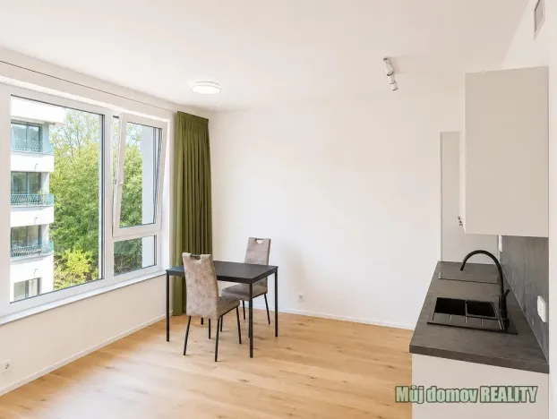 Pronájem bytu 1+kk, Praha - Radlice, U Komína, 33 m2