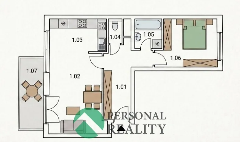 Prodej bytu 2+kk, Karlovy Vary, Nejdlova, 53 m2