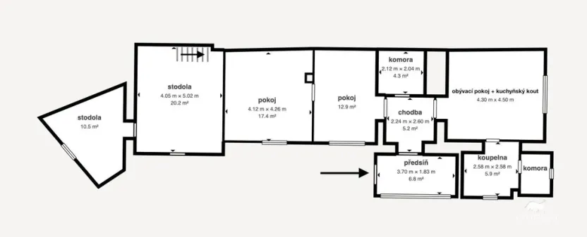 Prodej rodinného domu, Bukovník, 114 m2
