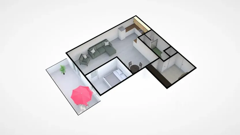 Pronájem bytu 2+kk, Písek, Janotova, 85 m2