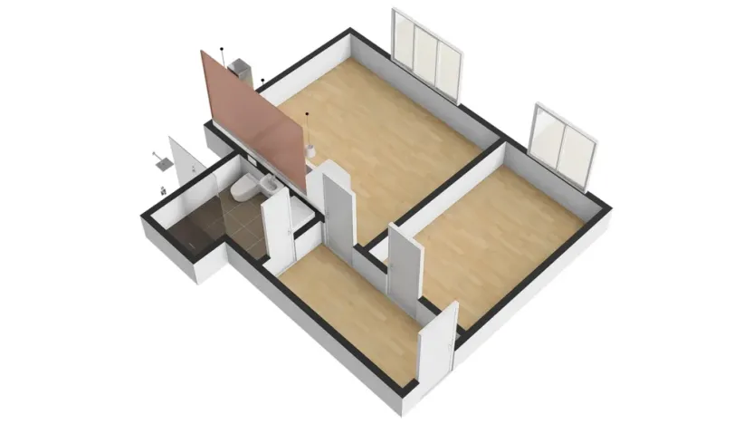 Pronájem bytu 2+kk, Praha - Žižkov, Jeseniova, 48 m2