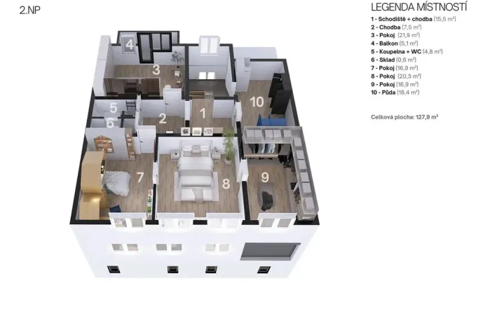 Prodej rodinného domu, Brno - Líšeň, Holzova, 436 m2