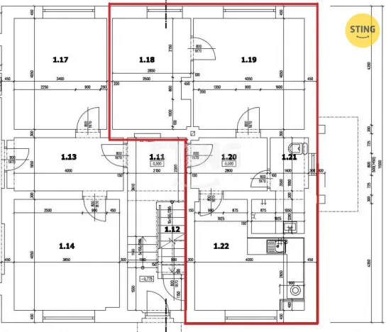 Pronájem bytu 2+1, Třinec, Lípová, 51 m2