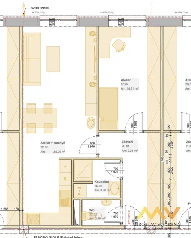Pronájem bytu 2+kk, Smiřice, Cukrovarská, 59 m2