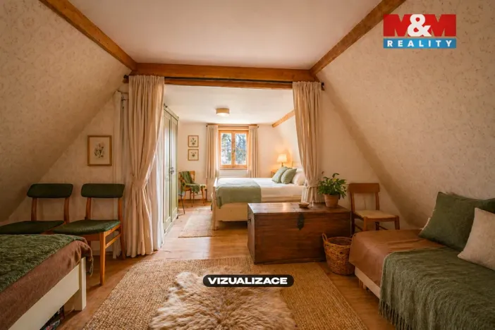Prodej chalupy, Višňová - Saň, 80 m2
