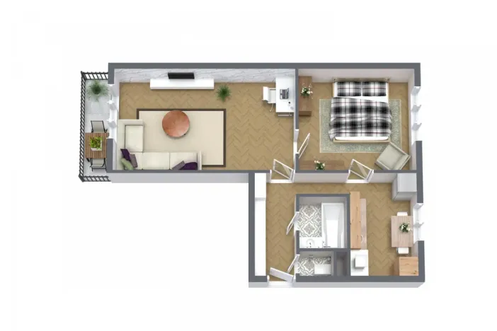 Prodej bytu 2+1, Ostrava - Poruba, Ukrajinská, 52 m2