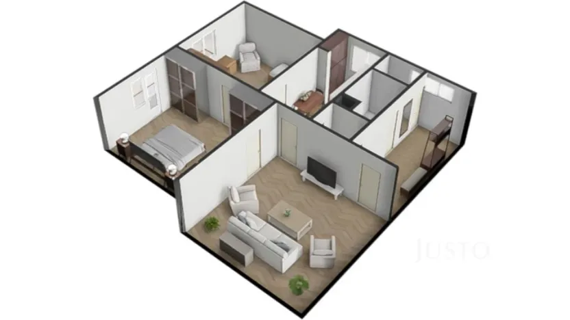 Prodej bytu 3+1, Písek - Budějovické Předměstí, Baarova, 80 m2