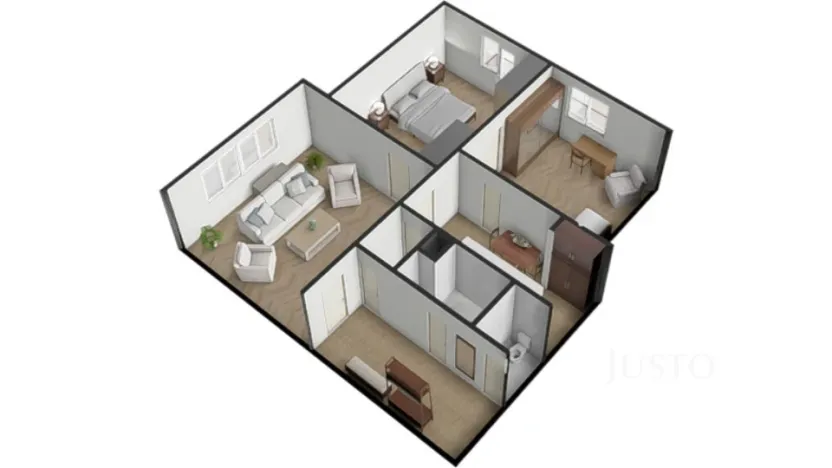 Prodej bytu 3+1, Písek - Budějovické Předměstí, Baarova, 80 m2