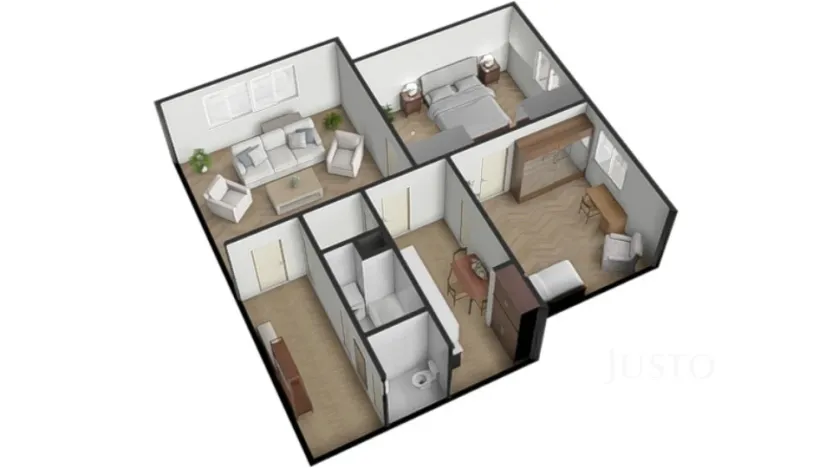 Prodej bytu 3+1, Písek - Budějovické Předměstí, Baarova, 80 m2