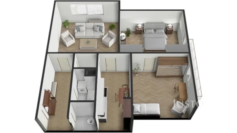 Prodej bytu 3+1, Písek - Budějovické Předměstí, Baarova, 80 m2