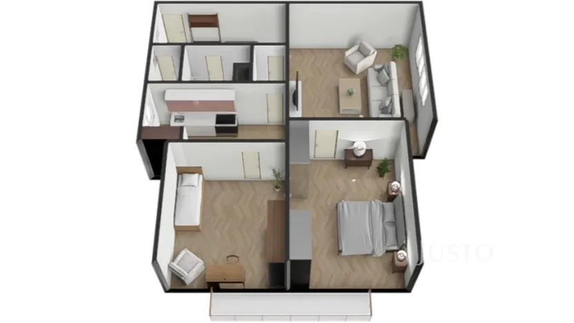 Prodej bytu 3+1, Písek - Budějovické Předměstí, Baarova, 80 m2