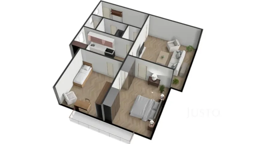 Prodej bytu 3+1, Písek - Budějovické Předměstí, Baarova, 80 m2