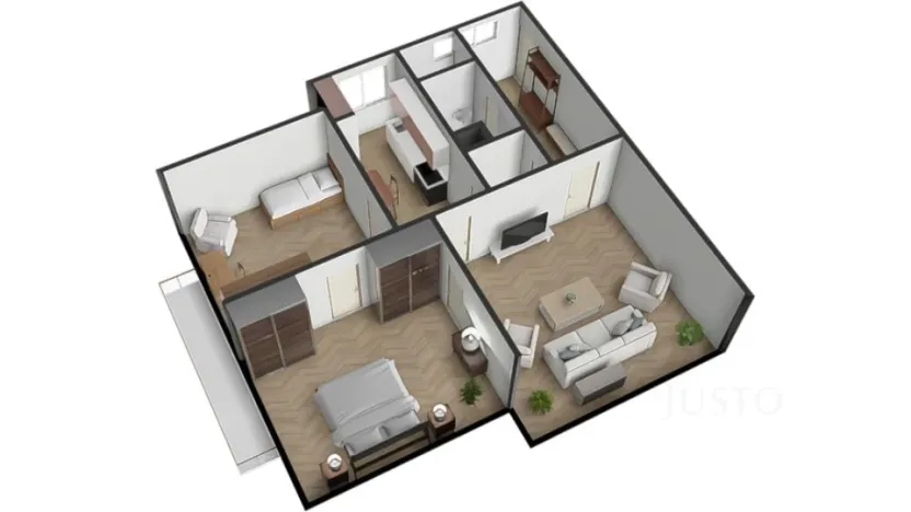 Prodej bytu 3+1, Písek - Budějovické Předměstí, Baarova, 80 m2