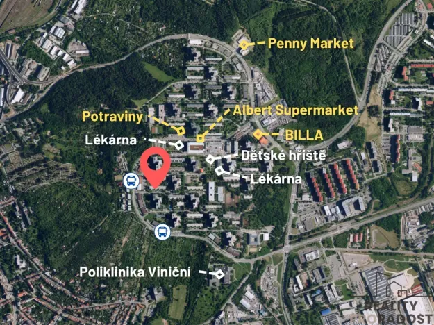Prodej bytu 1+kk, Brno, Mutěnická, 33 m2