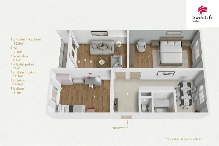 Prodej bytu 3+1, Sokolov, Jelínkova, 83 m2