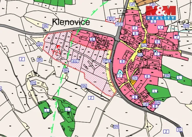 Prodej pozemku pro bydlení, Milešov - Klenovice, 1098 m2