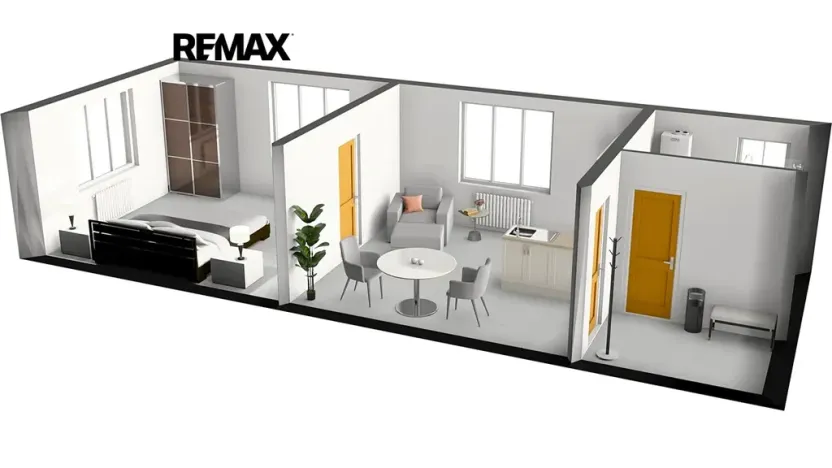 Pronájem bytu 2+kk, Žandov, Pod Dubovkou, 54 m2