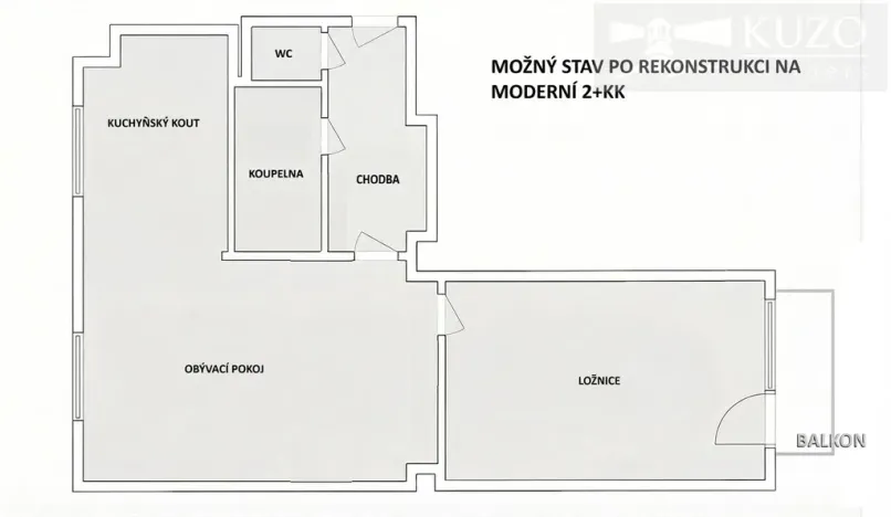 Prodej bytu 2+1, Příbram, Bratří Čapků, 53 m2