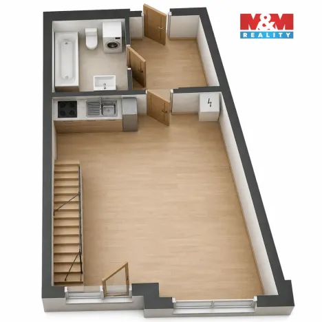Prodej bytu 2+kk, Praha - Libeň, U libeňského pivovaru, 45 m2