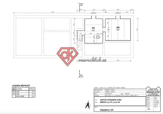 Prodej rodinného domu, Křenov, 120 m2