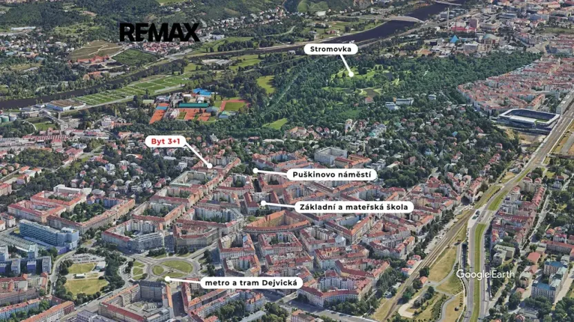 Prodej bytu 3+1, Praha - Bubeneč, U zeměpisného ústavu, 111 m2