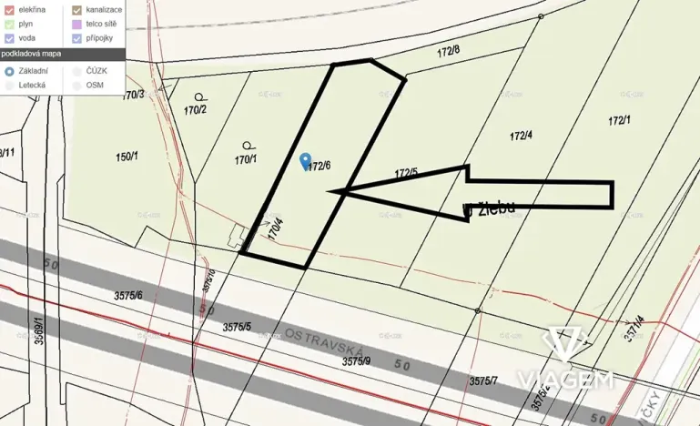 Prodej podílu pole, Brno, 303 m2