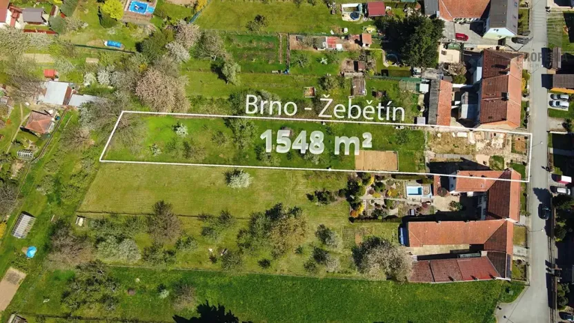 Prodej pozemku pro bydlení, Brno, 1548 m2