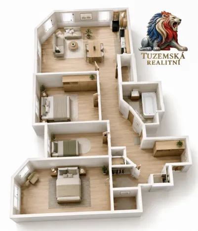 Prodej bytu 4+kk, Olomouc - Povel, Slavonínská, 128 m2