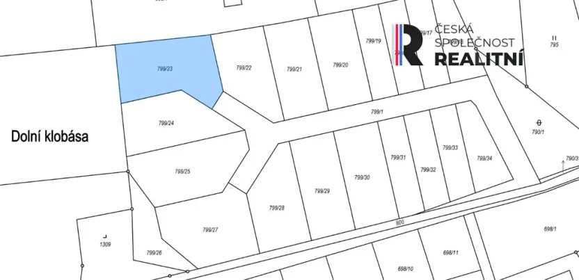 Prodej pozemku pro bydlení, Žatec, Chomutovská, 830 m2