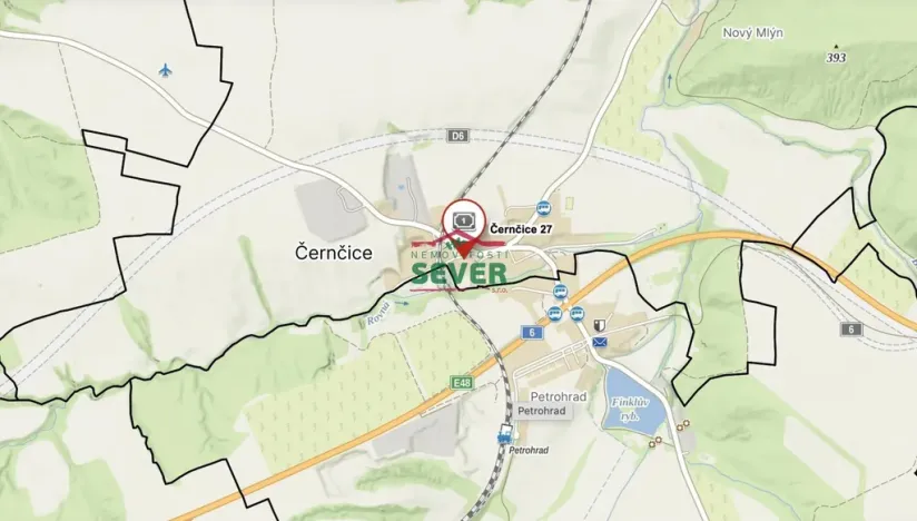 Prodej obchodního prostoru, Petrohrad - Černčice, 150 m2