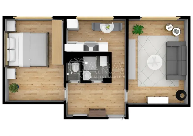 Pronájem bytu 2+1, Praha - Malešice, Počernická, 52 m2