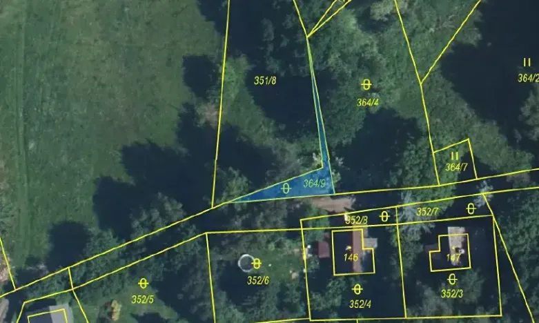 Dražba pozemku, Zákupy, 2921 m2